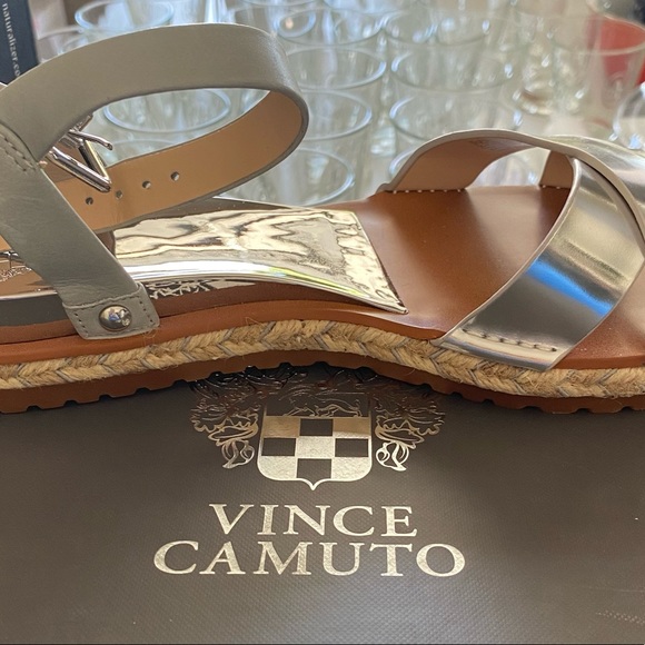 Vince Camuto Silver Sandals - Picture 2 of 14